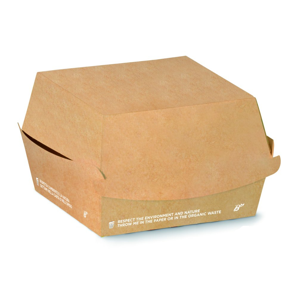 HAMBURGHER BOX (12x12x7 cm) x 50 Pz. ART.627-65 [SDG157]
