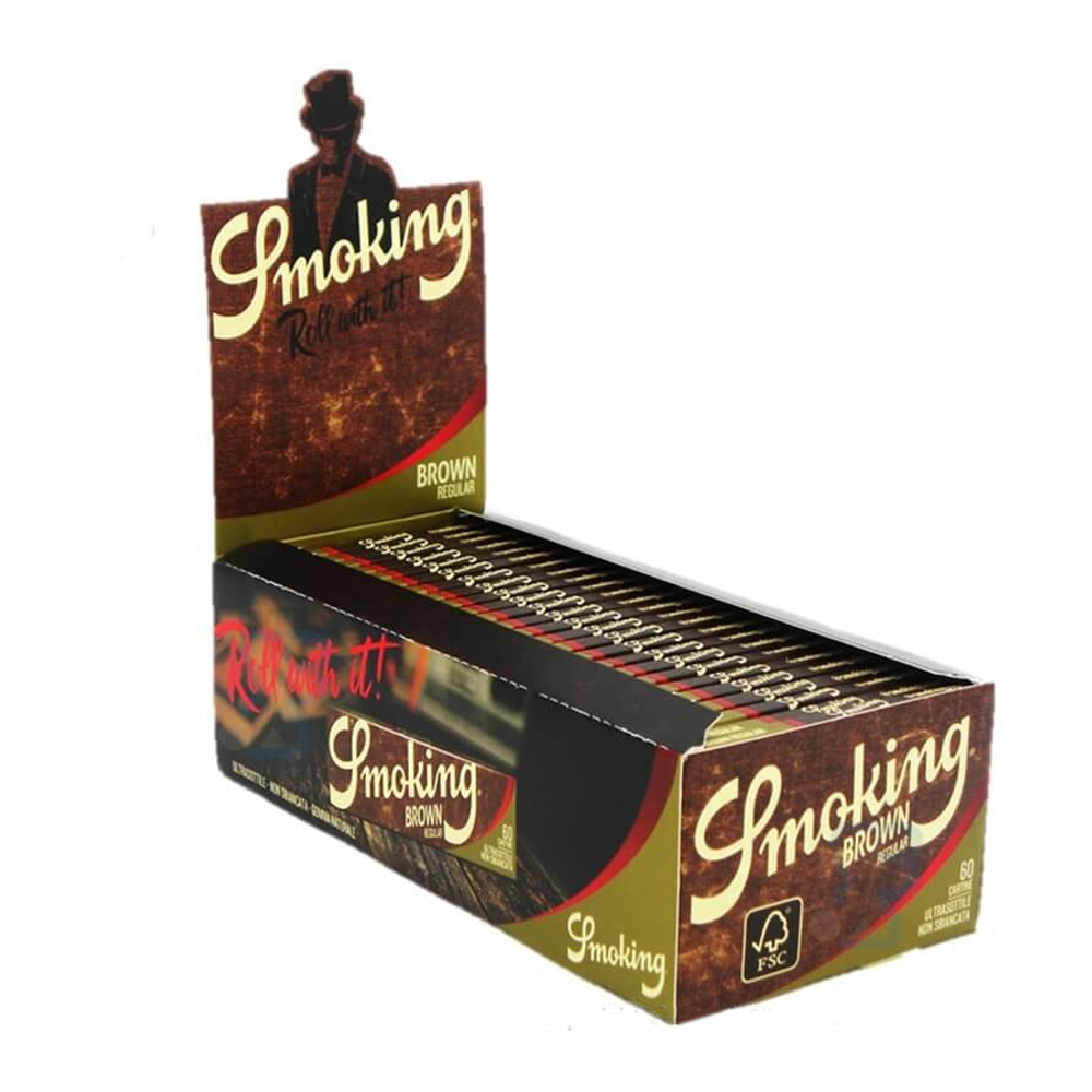 SMOKING BROWN CORTE x 50 Pz.  (A00021011)(COMPRESA ACCISA €10,80) [SMOKING104]