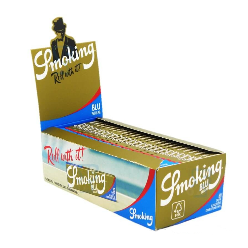 SMOKING BLUE CORTE x 50 Pz.  (A00020011)(COMPRESA ACCISA €10,80) [SMOKING105]