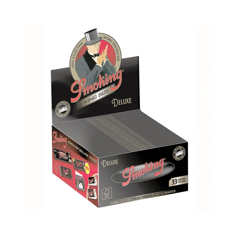 SMOKING CARTINA NERA DE LUXE x 50 Pz.  (A00023010)(COMPRESA ACCISA €5,94) [SMOKING125]