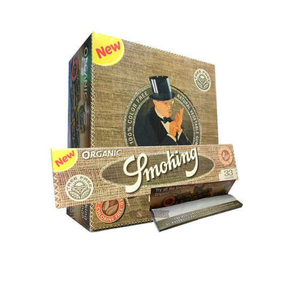 SMOKING ORGANIC CARTINA LUNGA x 50 Pz.  (A00029010)(COMPRESA ACCISA €5,94) [SMOKING252]