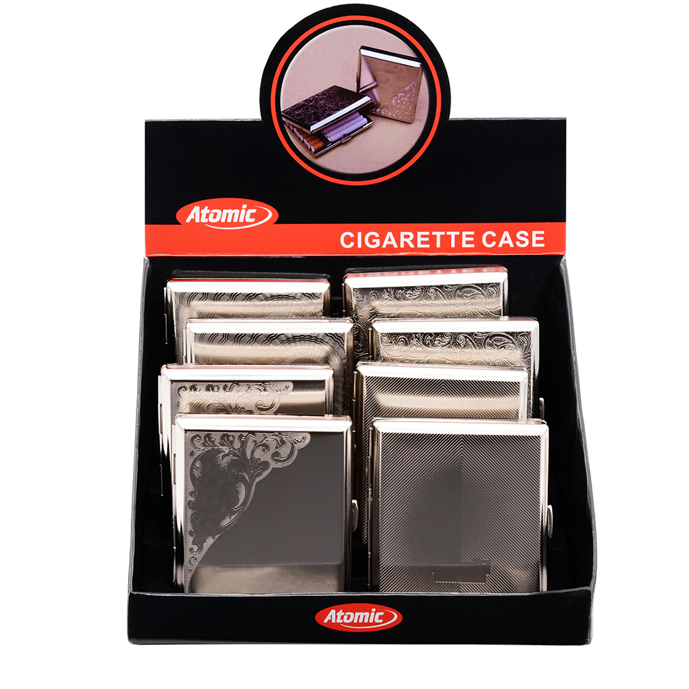 PORTA SIGARETTE METALLIC x 8 Pz. ART.04110 [TROBER112]