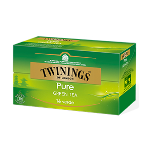 PURE GREEN TEA TE'VERDE TWINI.x 25 Pz. [TWININGS260]