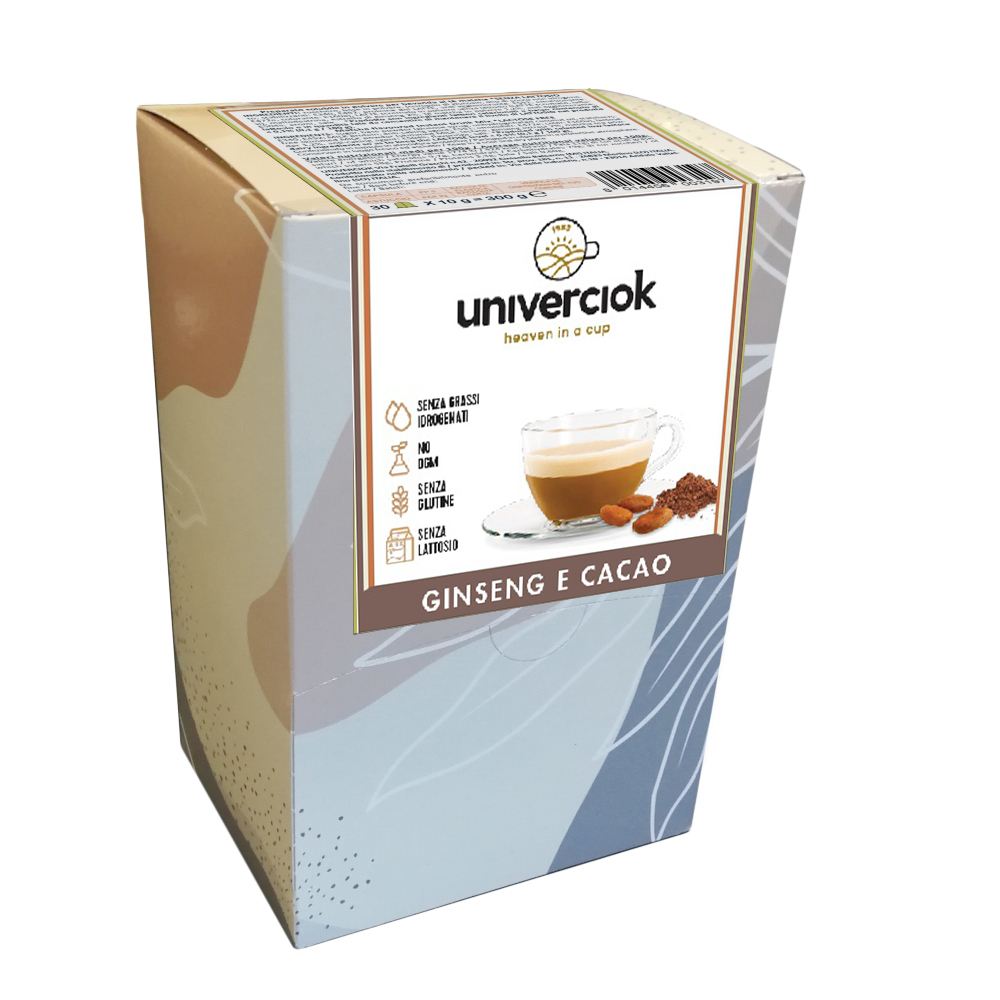 NON DISP.GINSENG E CACAO CAPSULE x 30 Pz.UNIVERCIOK [UNIVERCIOK126]