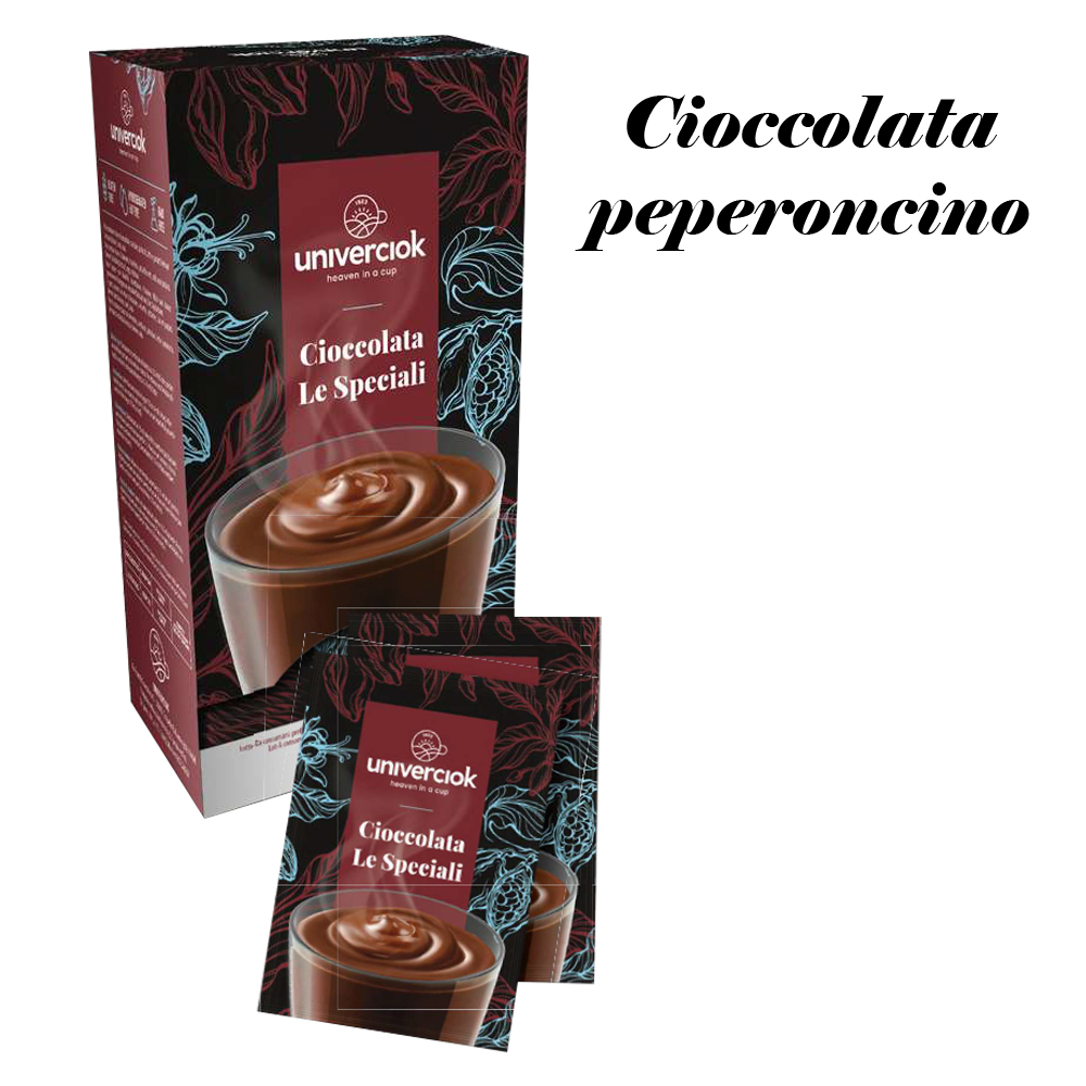 CIOCCOLATA PEPERONCINO Gr.32 x 30 Pz.UNIVERCIOK [UNIVERCIOK178]
