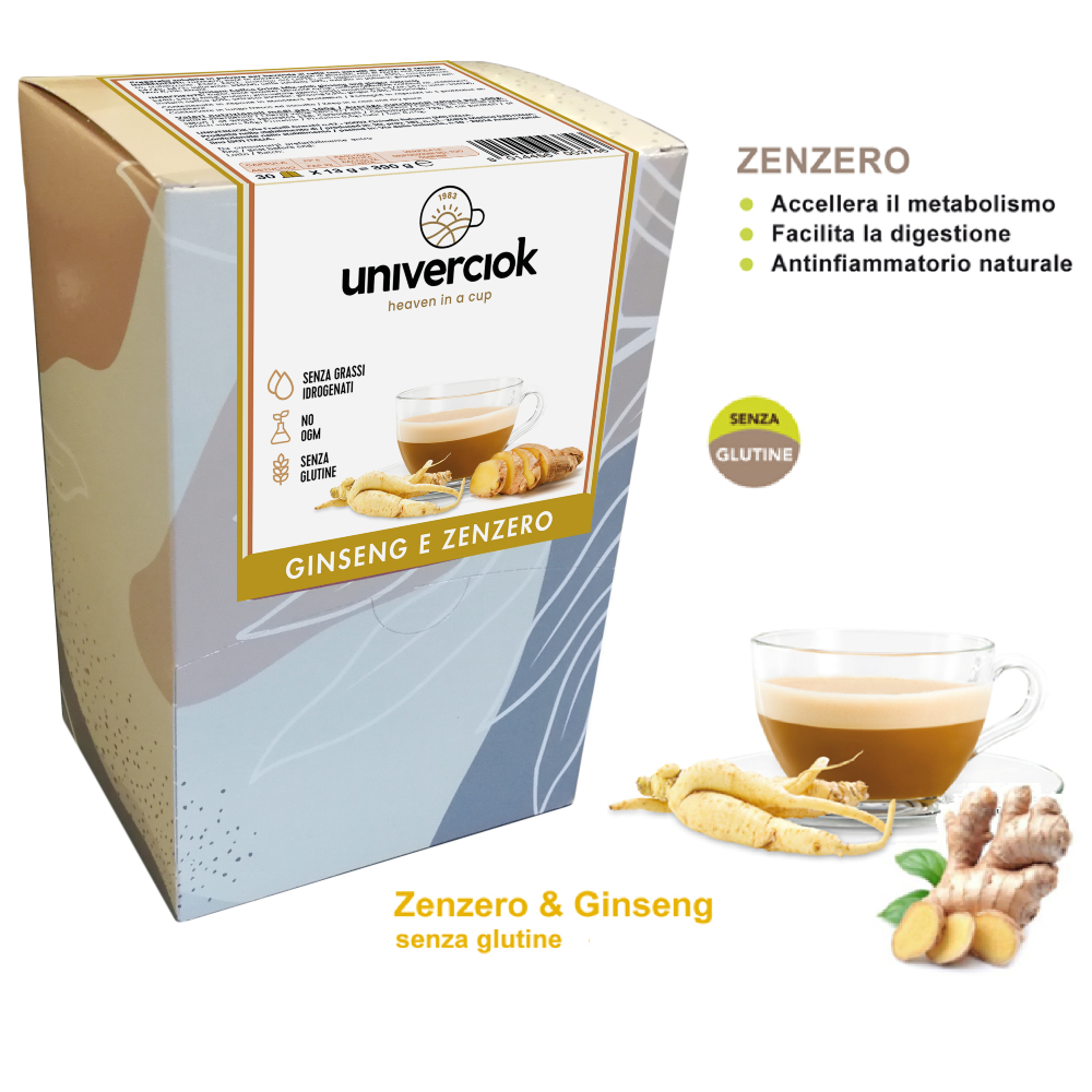 ZENZERO & GINSENG CAPSULE x 30 Pz.UNIVERCIOK [UNIVERCIOK136]