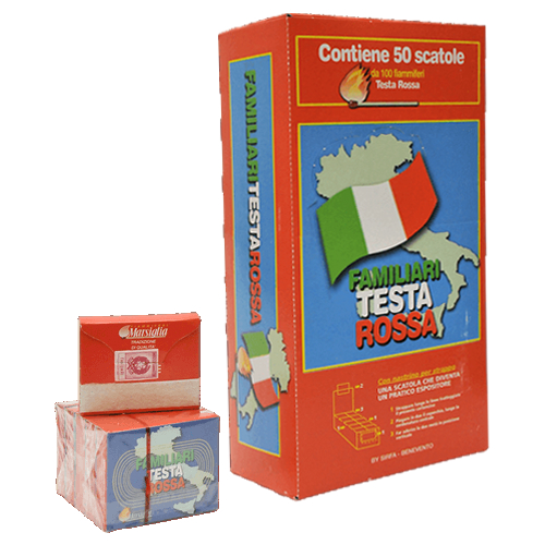 FIAMMIFERI TESTA ROSSA x 50 Pz.(48 MM) [SIRFA100]
