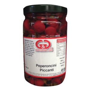 PEPERONCINI PICCANTI IN OLIO x Gr.1700 G&G [ILSOLE105]