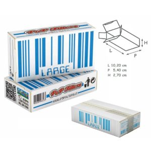 NON DISP.ASTUCCINI VUOTI LARGE x 250 Pz.POPFILTERS [POPFILTERS120]