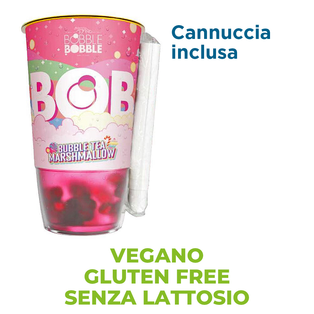 BUBBLE TEA MARSHMALLOW BICCHIERE 360 ML x 10 Pz. [BRESKUI116]