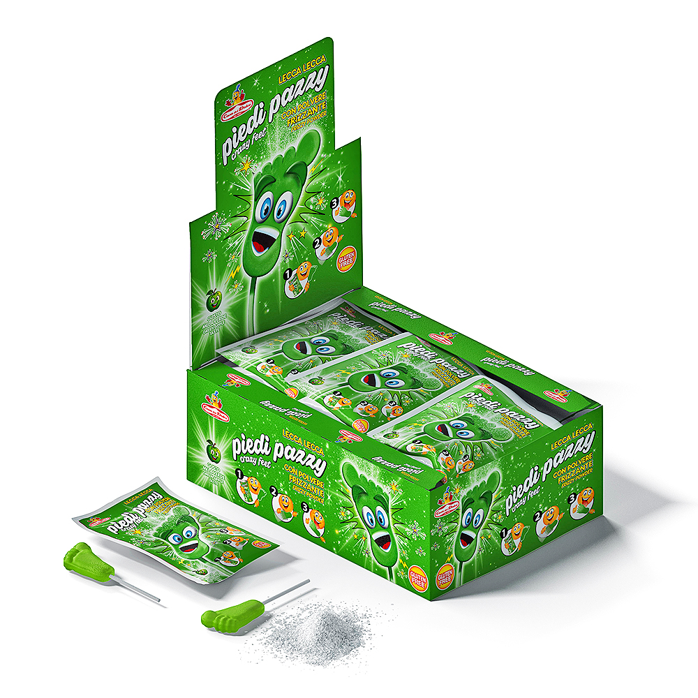 PIEDI PAZZY SOUR x 40 Pz. (VERDE) [CADO150]