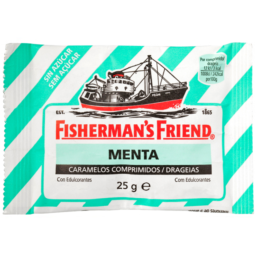FISHERMAN'S MENTA VERDE SENZA ZUCC.x24 Pz. [FISHERMANS108]