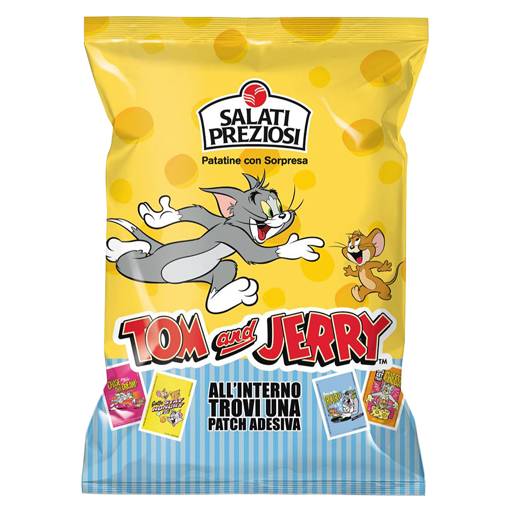 TOM & JERRY PATCH PATATINA Gr.25 x 24 Pz. [MITICA128]