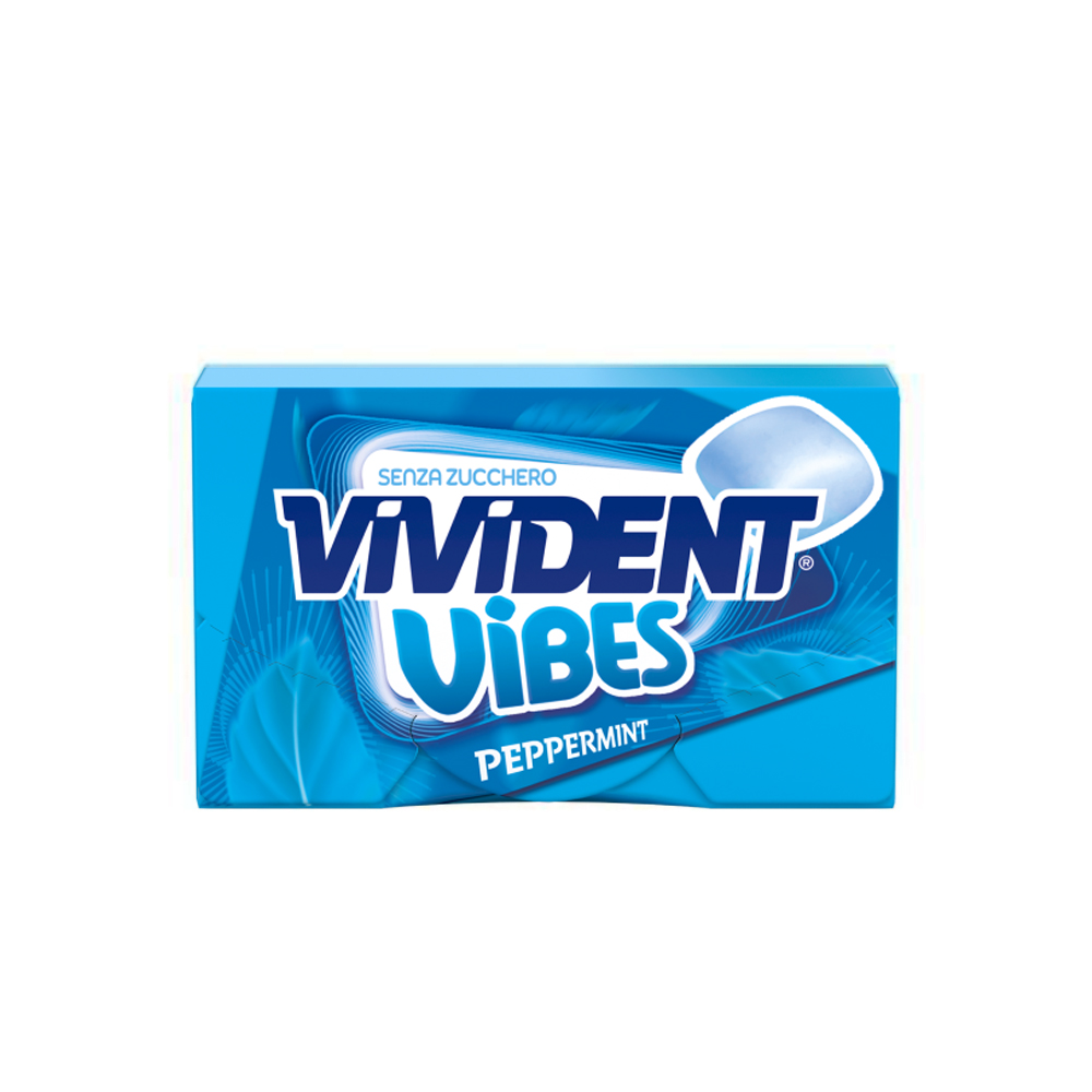 VIVIDENT VIBES PEPPERMINT ASTUCCIO x 16 Pz. [PERFVIVID119]