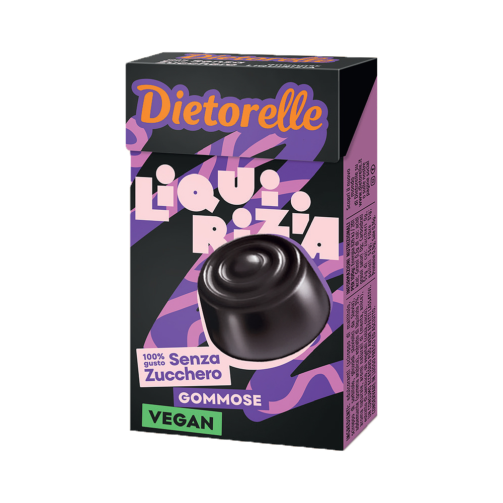 DIETORELLE LIMITED EDITION ASTUC.LIQUIRIZIA GOMMOSE Gr.27 x 20 Pz. [SPERLARI105]